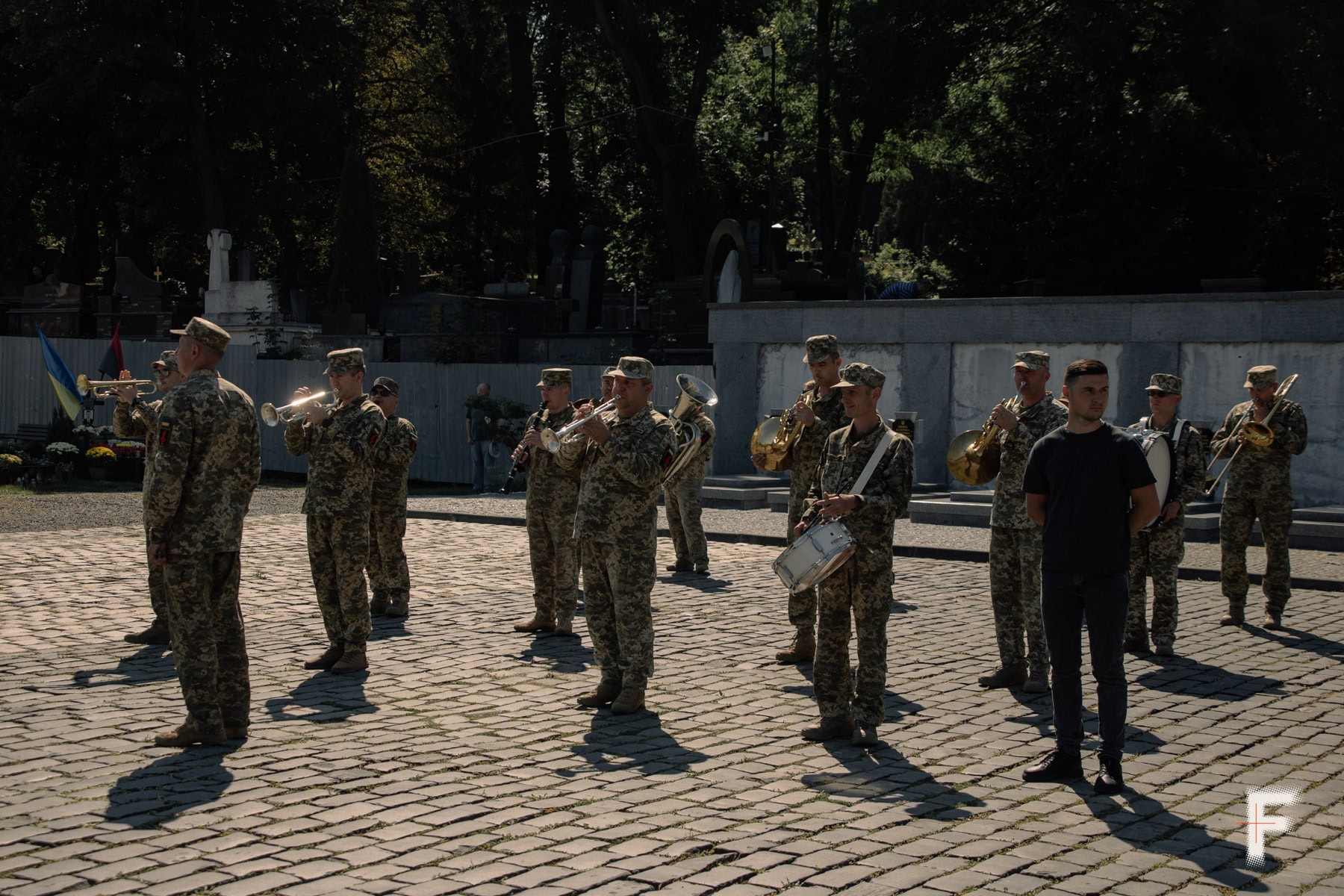 Українські військовослужбовці — духовий оркестр