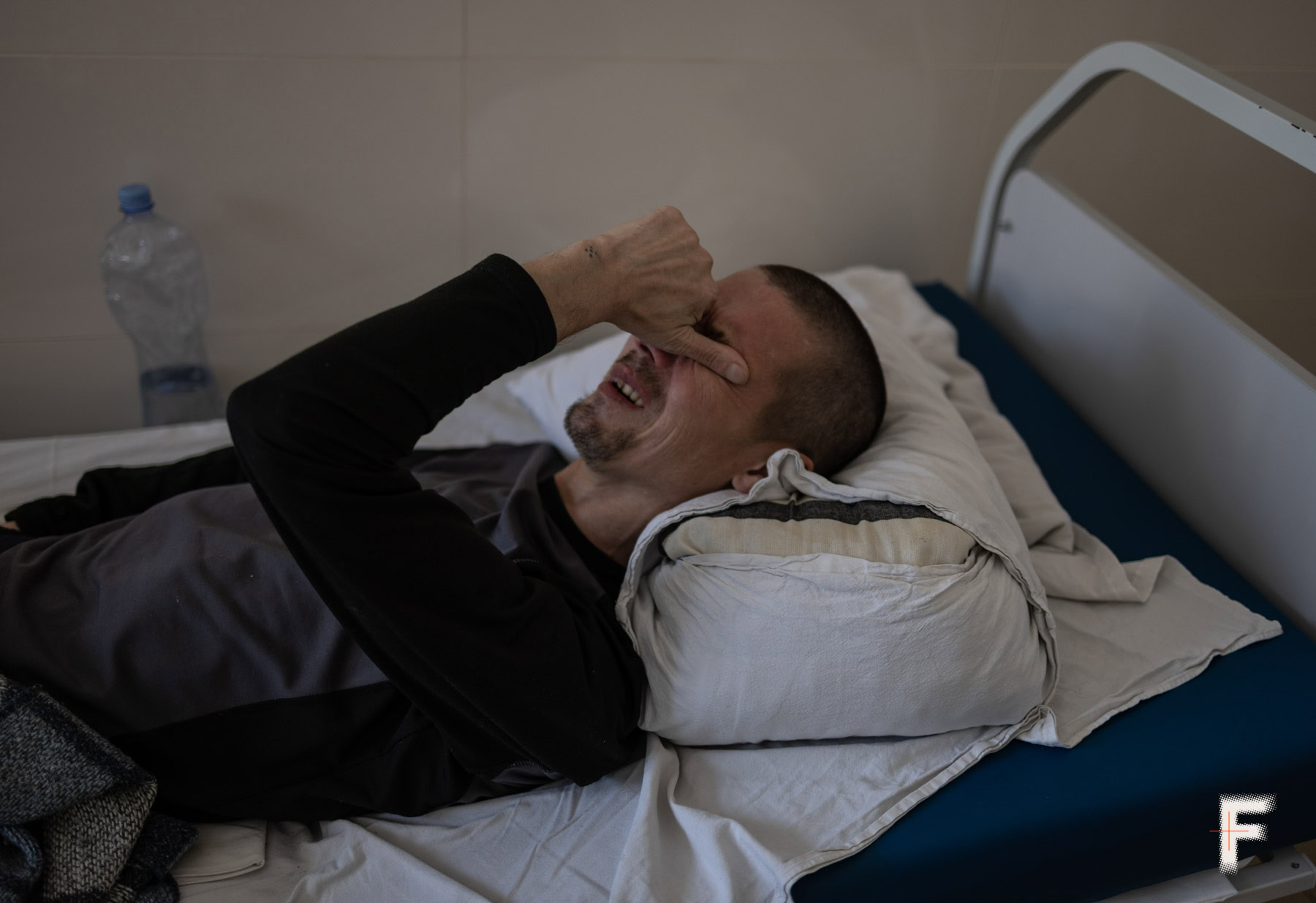 Військовополонений із так званої «ЛНР» Олександр Трухім проходить лікування у стаціонарі табору.