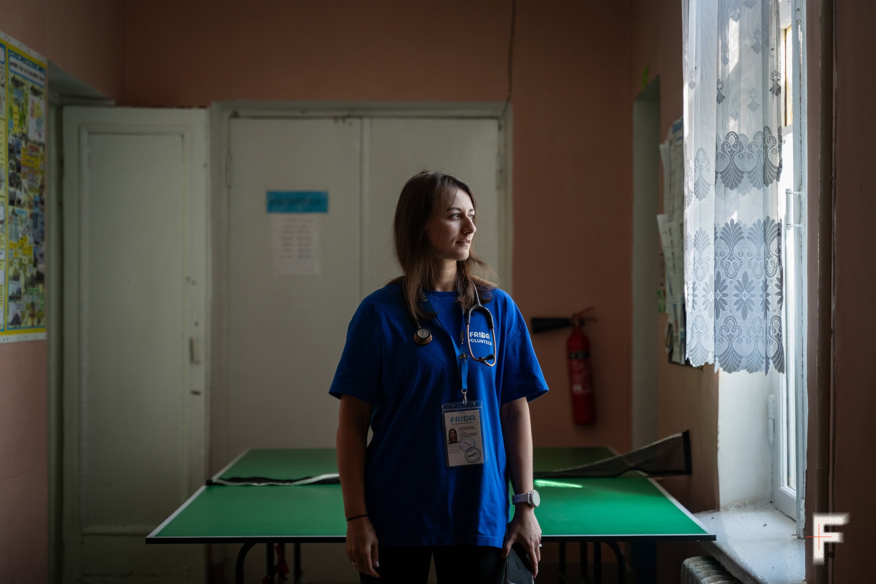 Портрет волонтерки-лікарки з місії «Фріда».