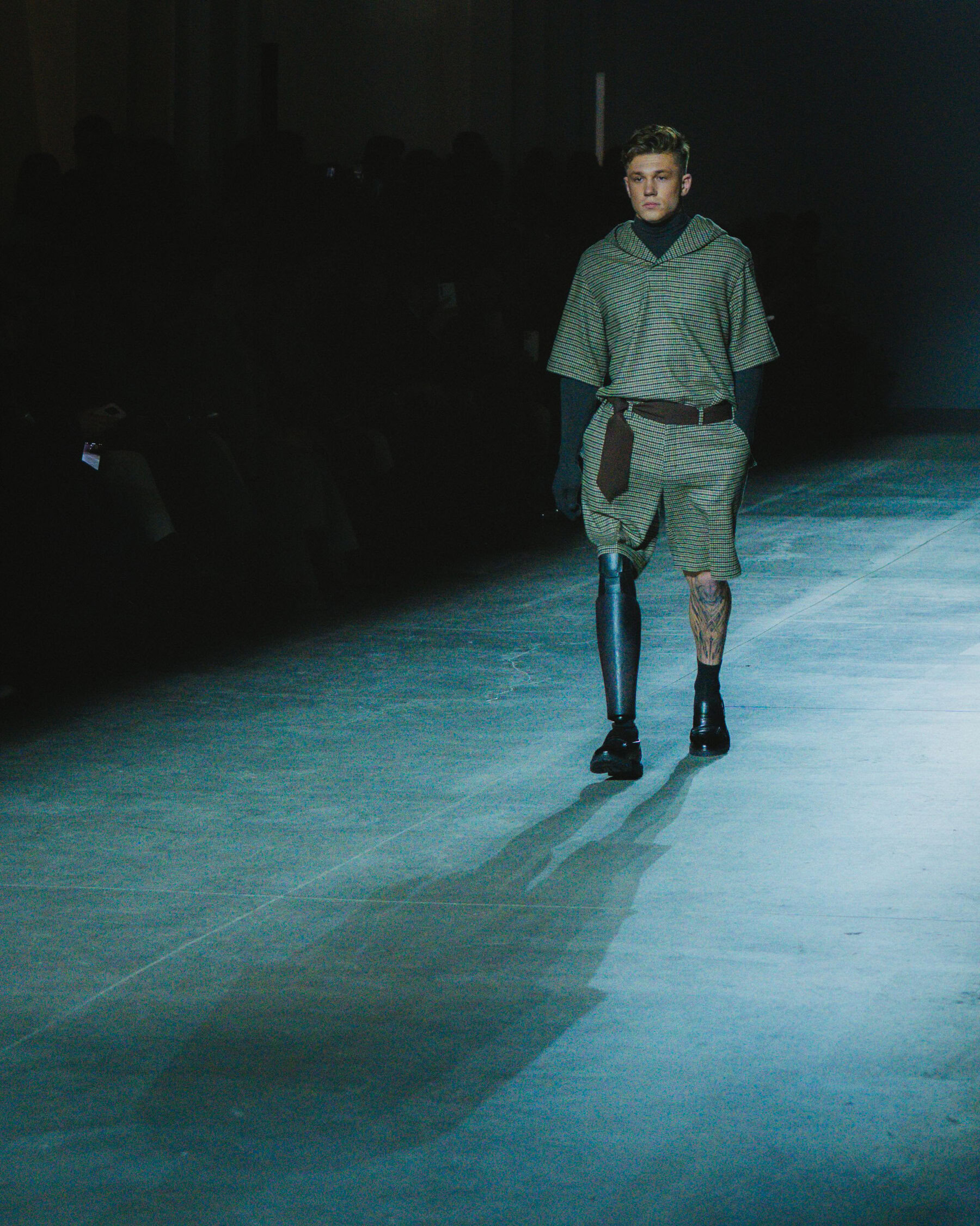 Як кулеметник з ампутацією став моделлю Ukrainian Fashion week