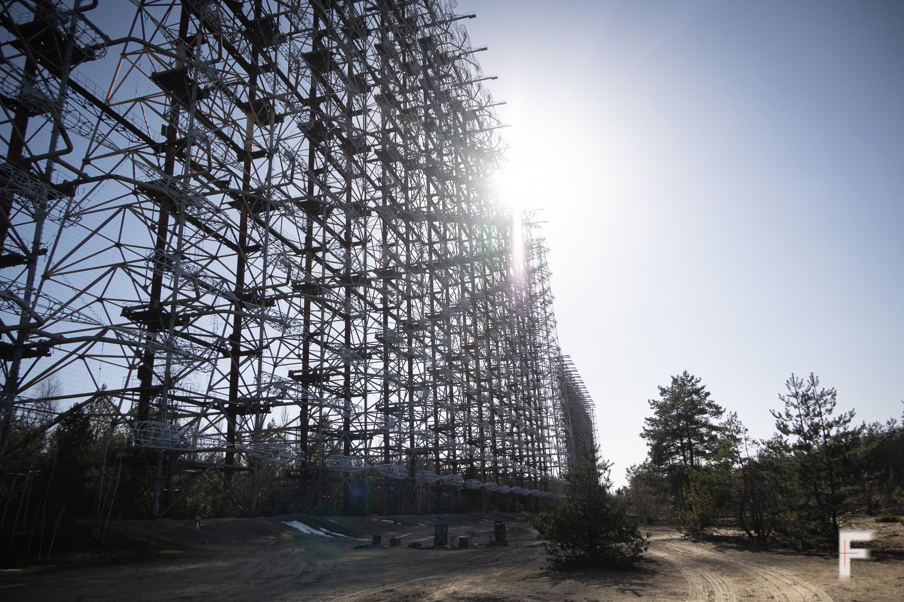 Загоризонтна радіолокаційна станція Дуга в Чорнобильській зоні відчуження, Україна, 2026