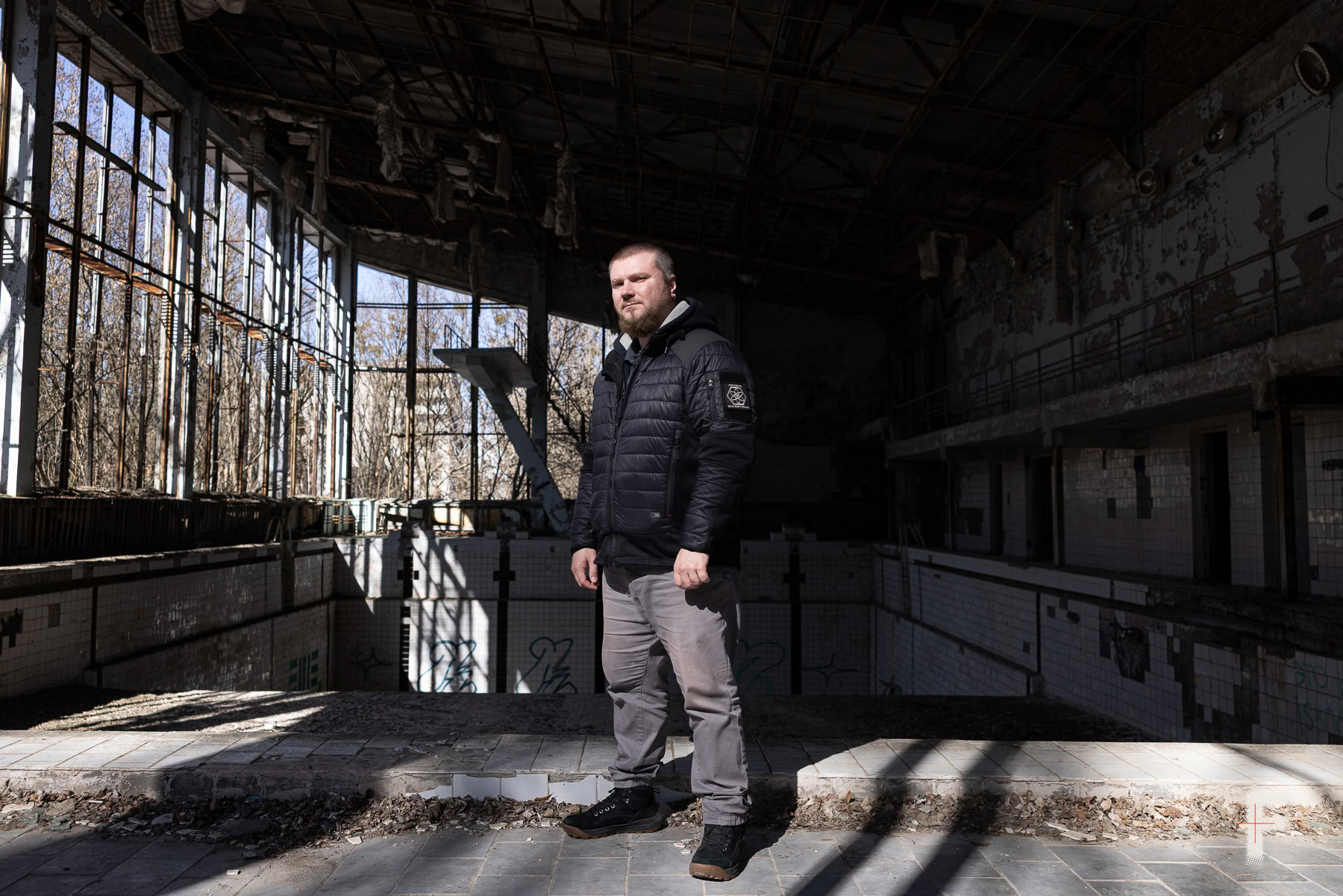 Антон Юхименко, інженер і дослідник Чорнобильської зони відчуження, який працює тут понад 20 років, Україна, 2026