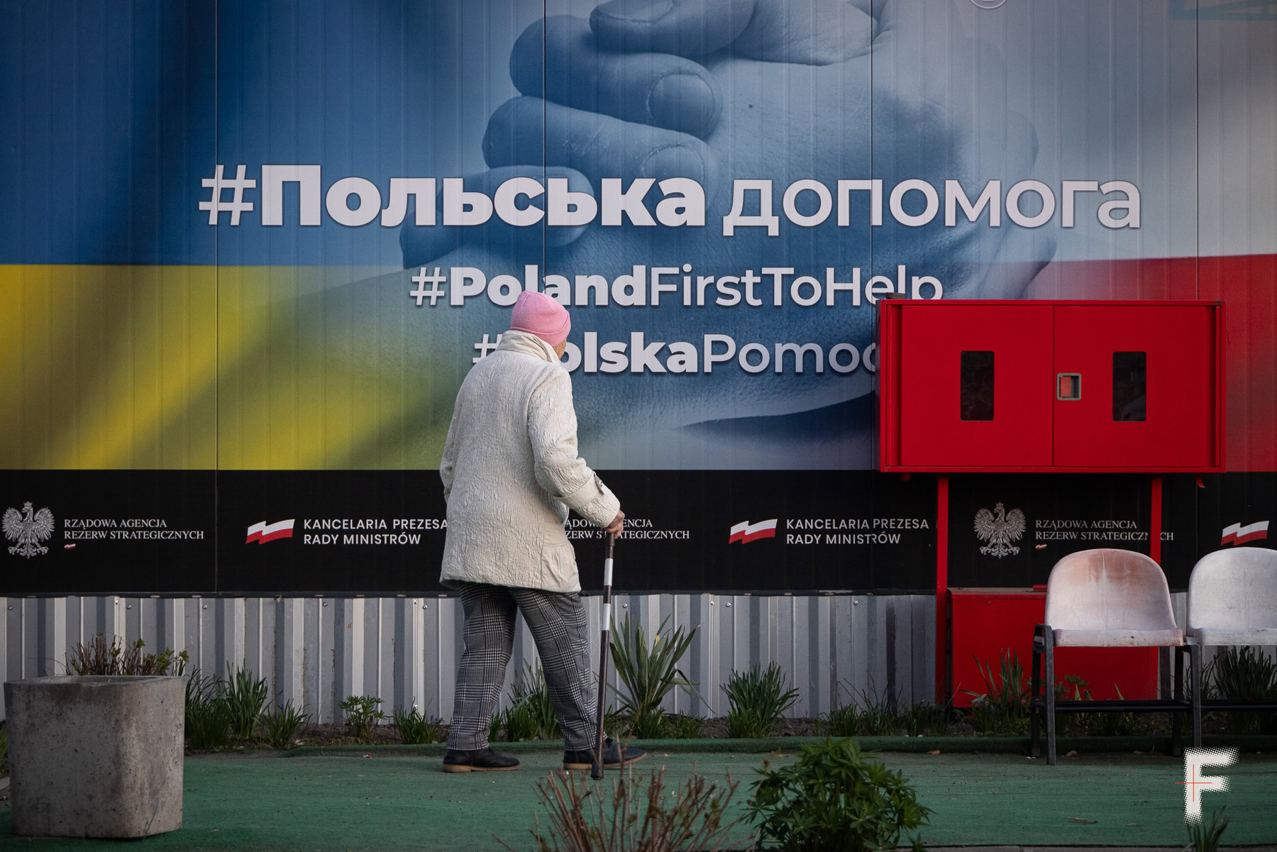 Модульне містечко для людей, які втратили житло через війну, створене за підтримки Польщі у Бучі, Україна, 20 квітня 2026 року.