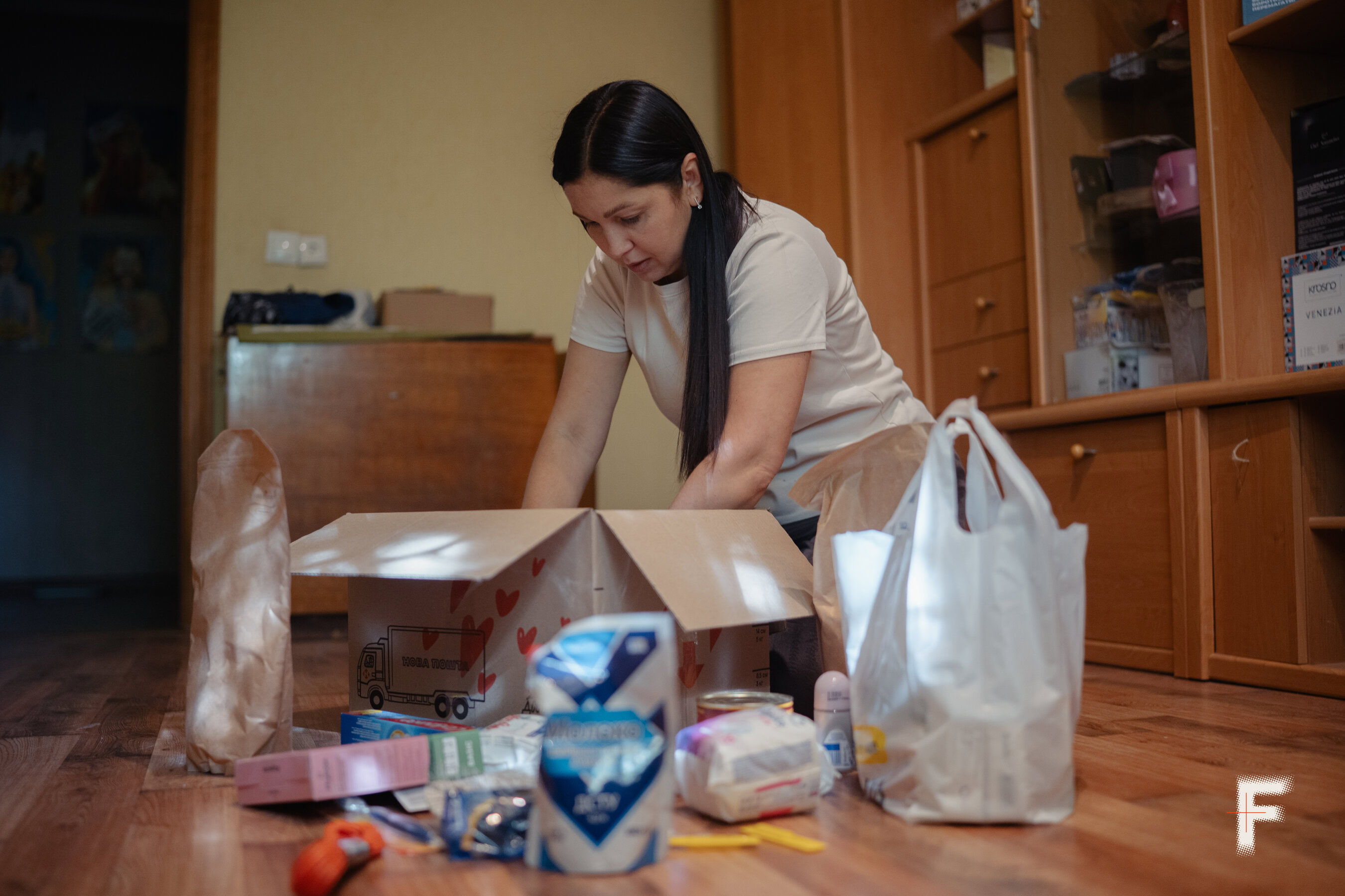 Посилка для відправки в окуповані Олешки, Херсон, Херсонська обл., Україна, 30 вересня 2026 року.