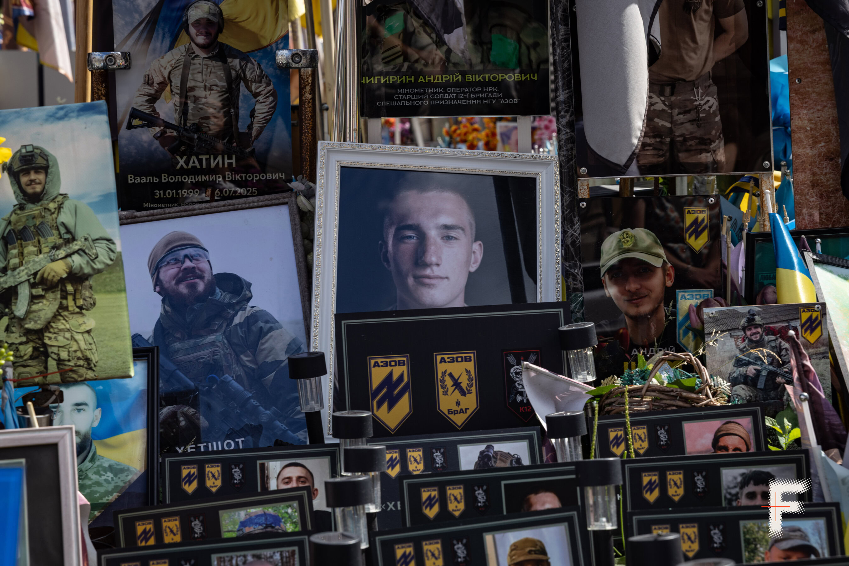 Портрет Назарія Гринцевича на Майдані Незалежності